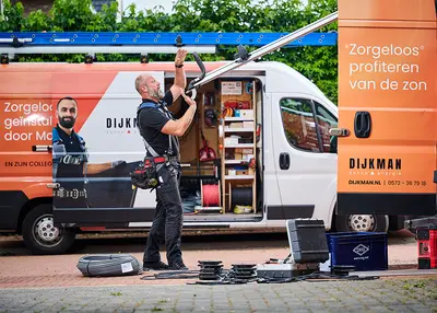 Voorbereiden voor plaatsing van zonnepanelen