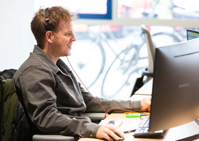 Leon van het serviceteam - Dijkman